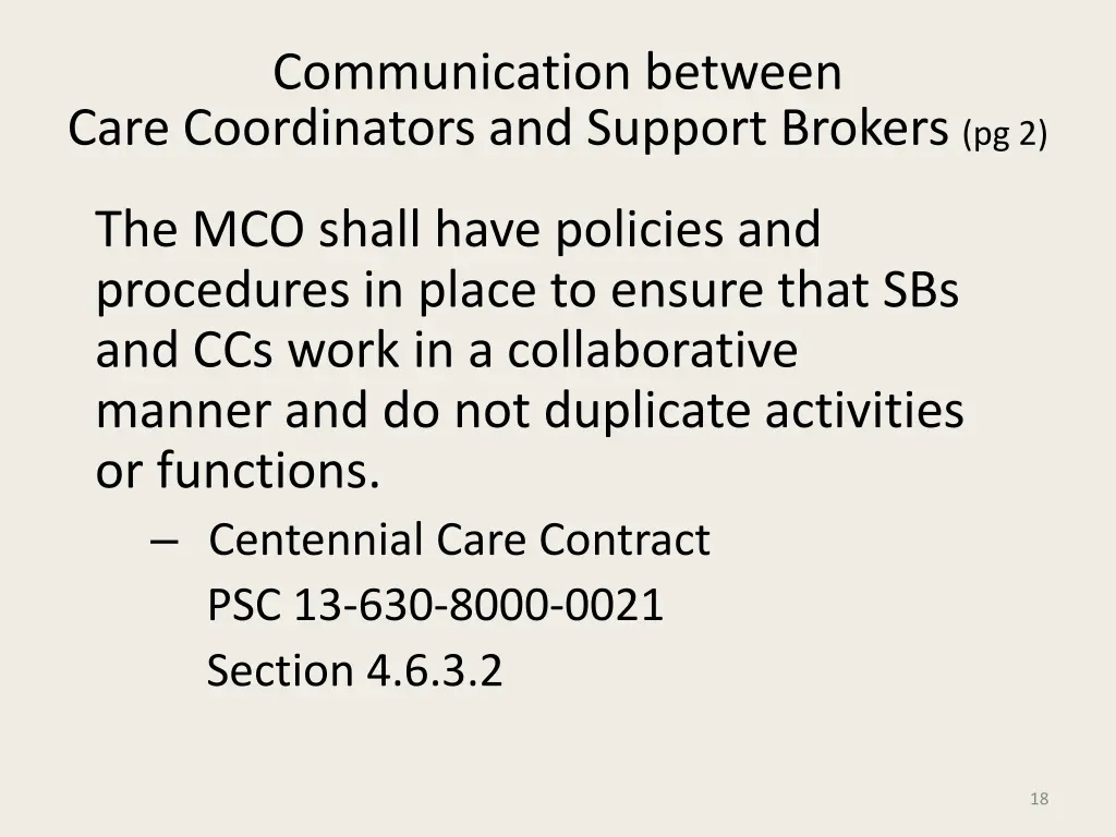 communication between care coordinators 1