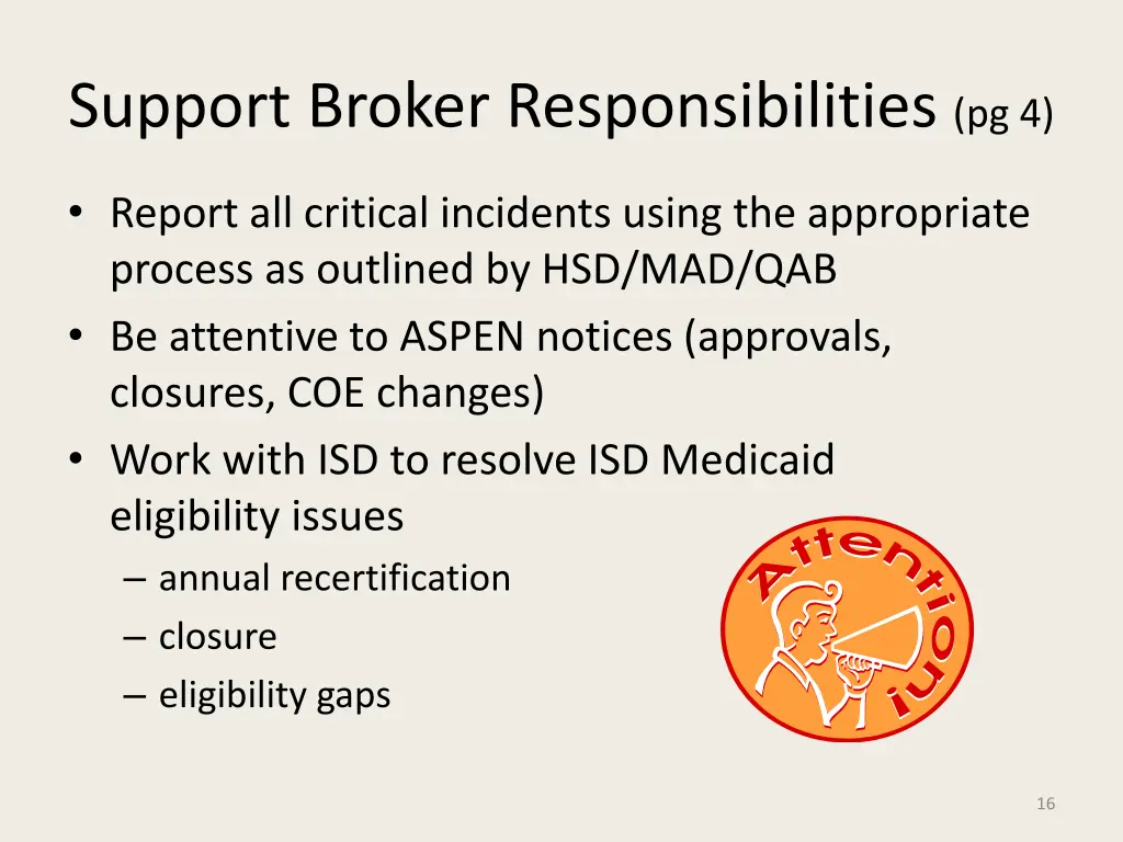 support broker responsibilities pg 4