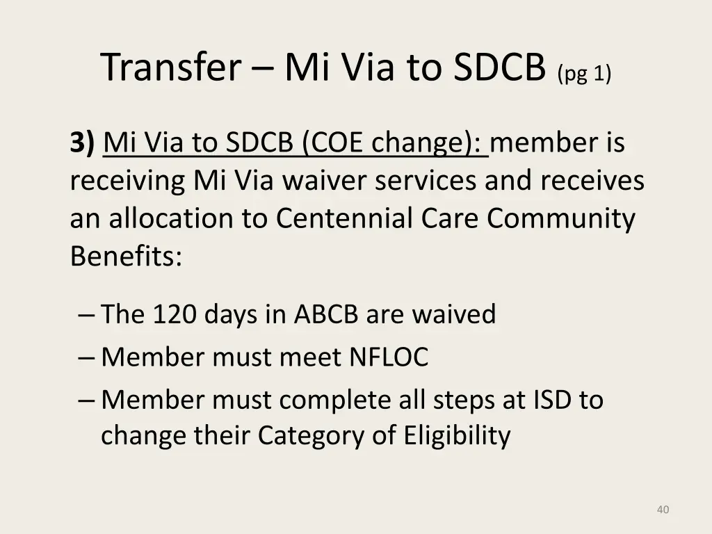 transfer mi via to sdcb pg 1