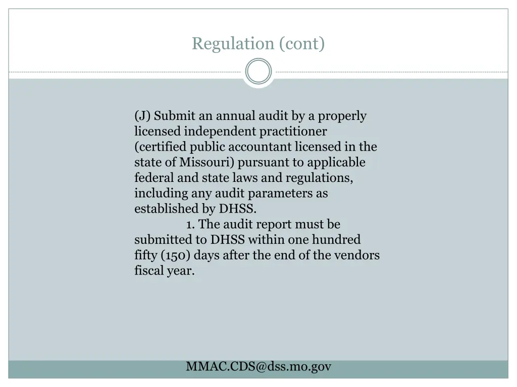 regulation cont 1