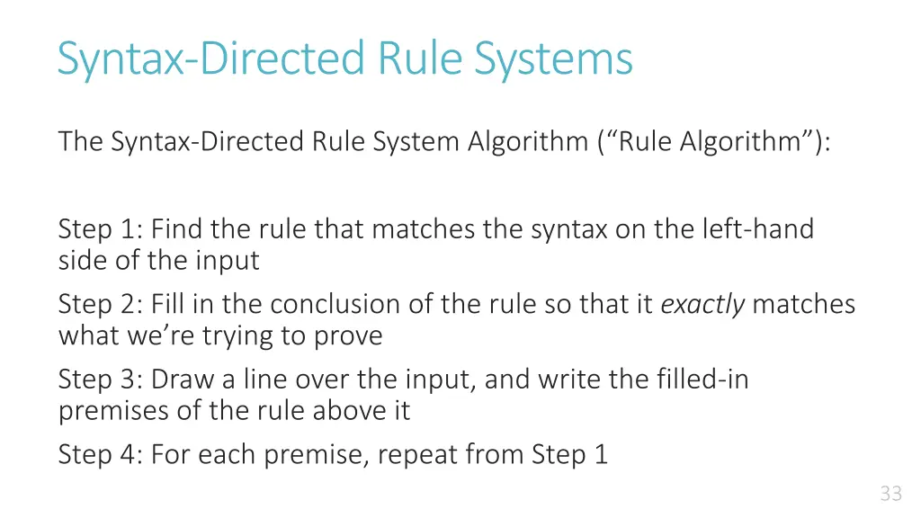 syntax directed rule systems 17