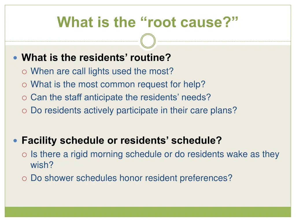 what is the root cause