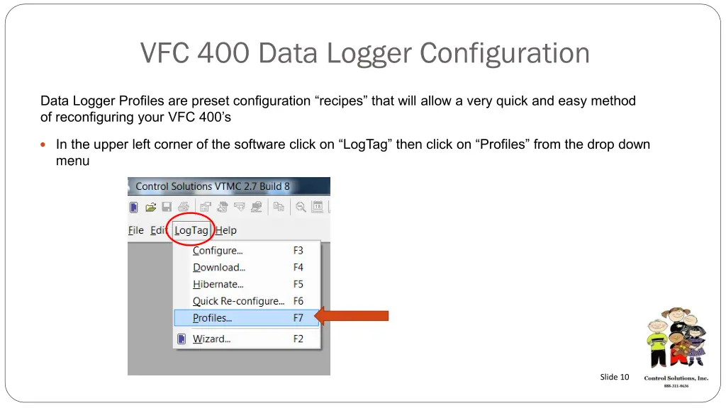 vfc 400 data logger configuration 8