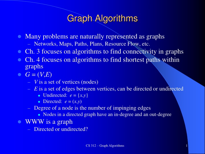 graph algorithms