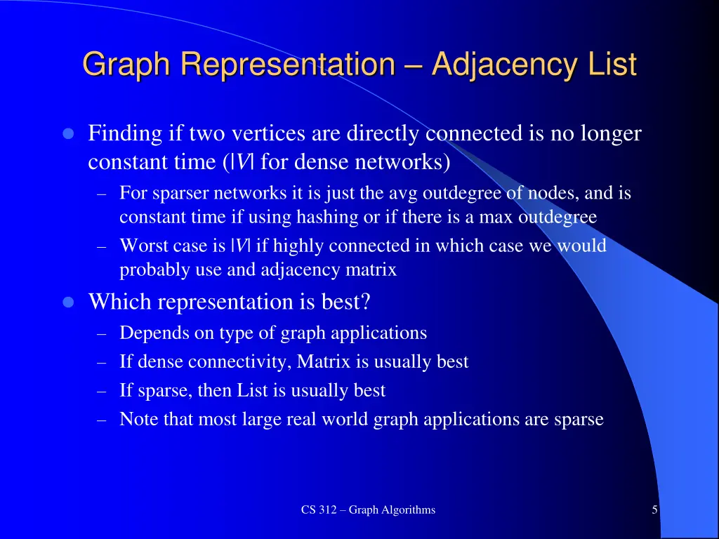 graph representation adjacency list 1