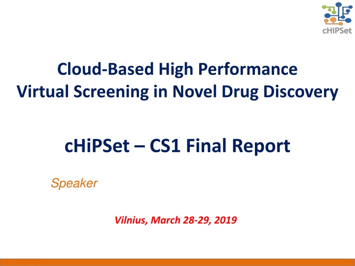 cloud based high performance virtual screening