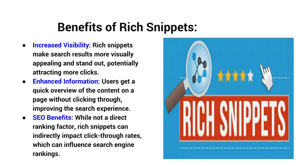 benefits of rich snippets