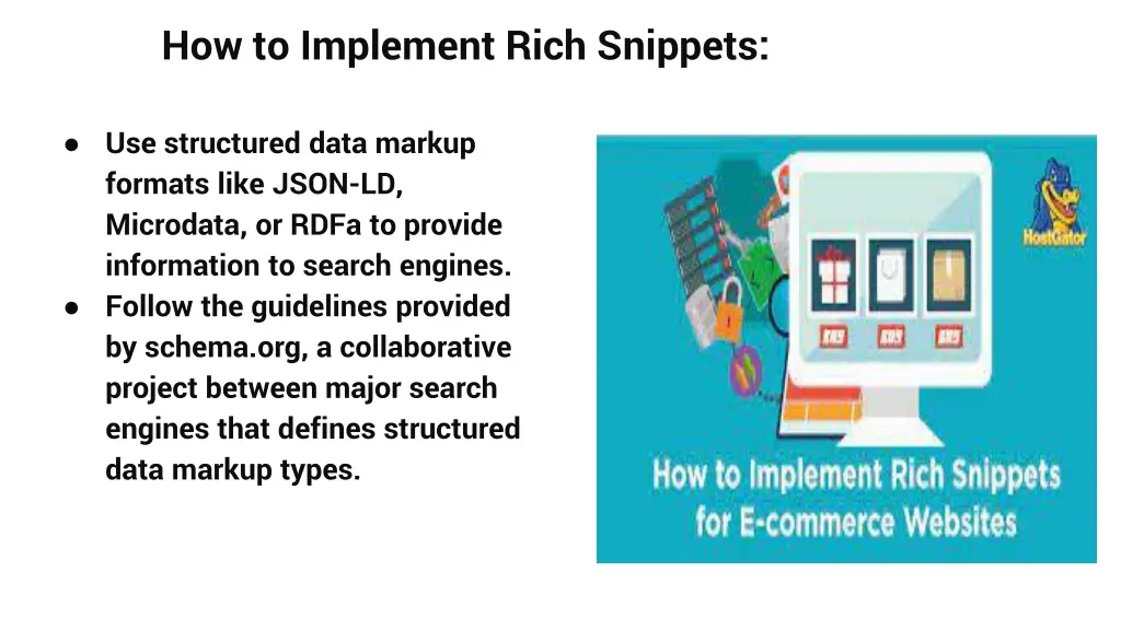 how to implement rich snippets