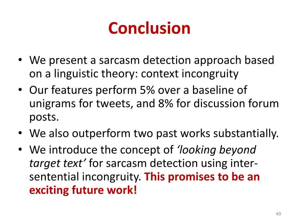 conclusion 1