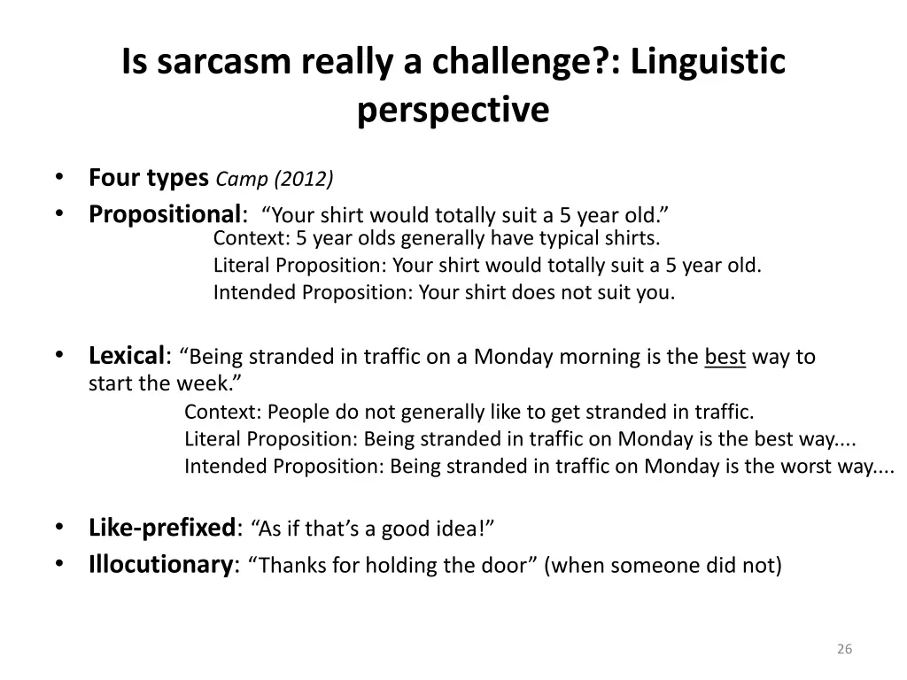 is sarcasm really a challenge linguistic