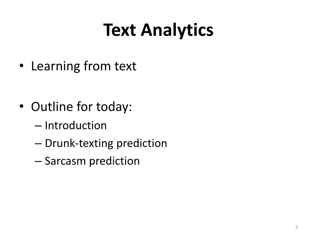 text analytics