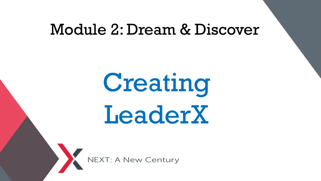 module 2 dream discover