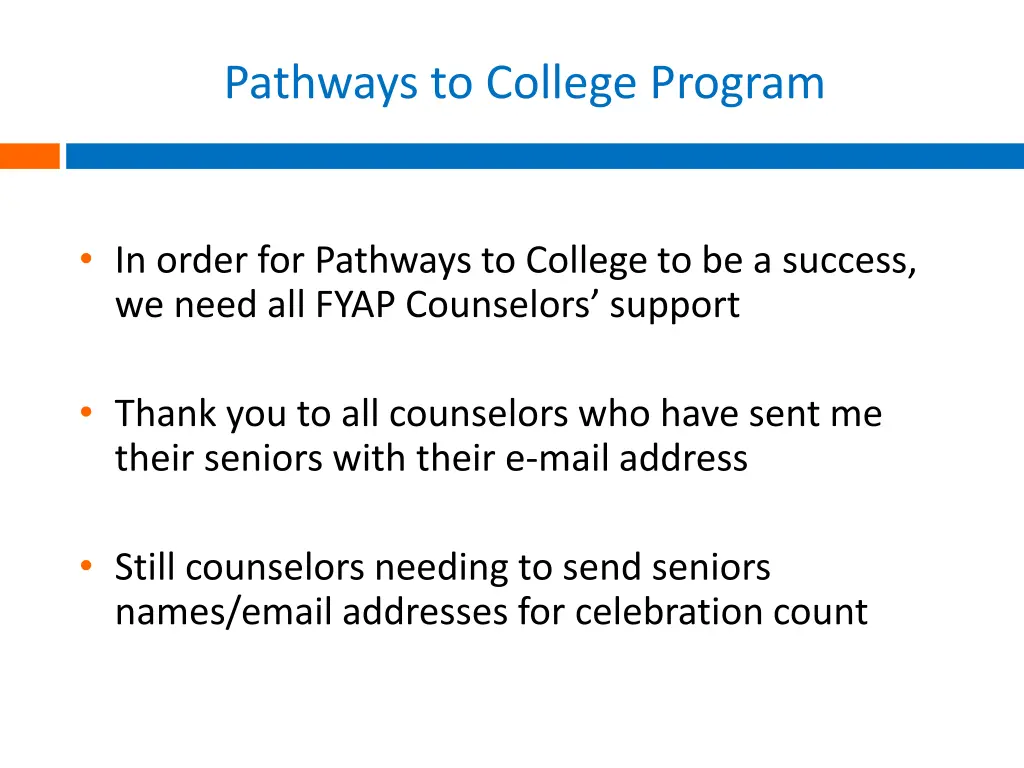 pathways to college program