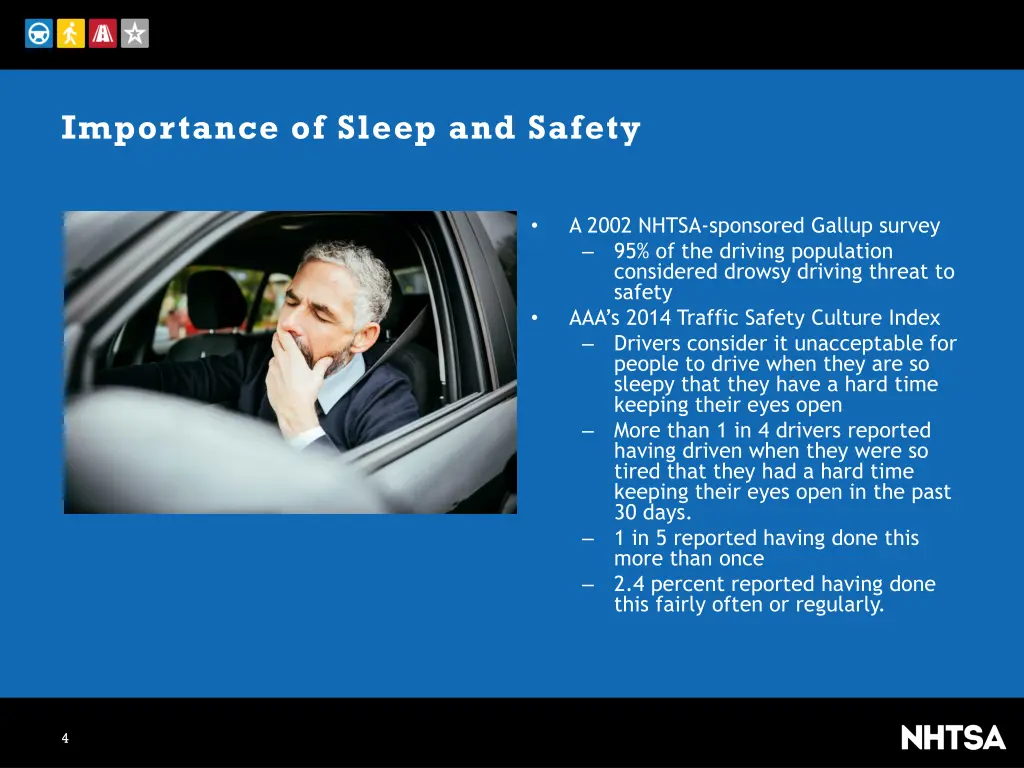 importance of sleep and safety