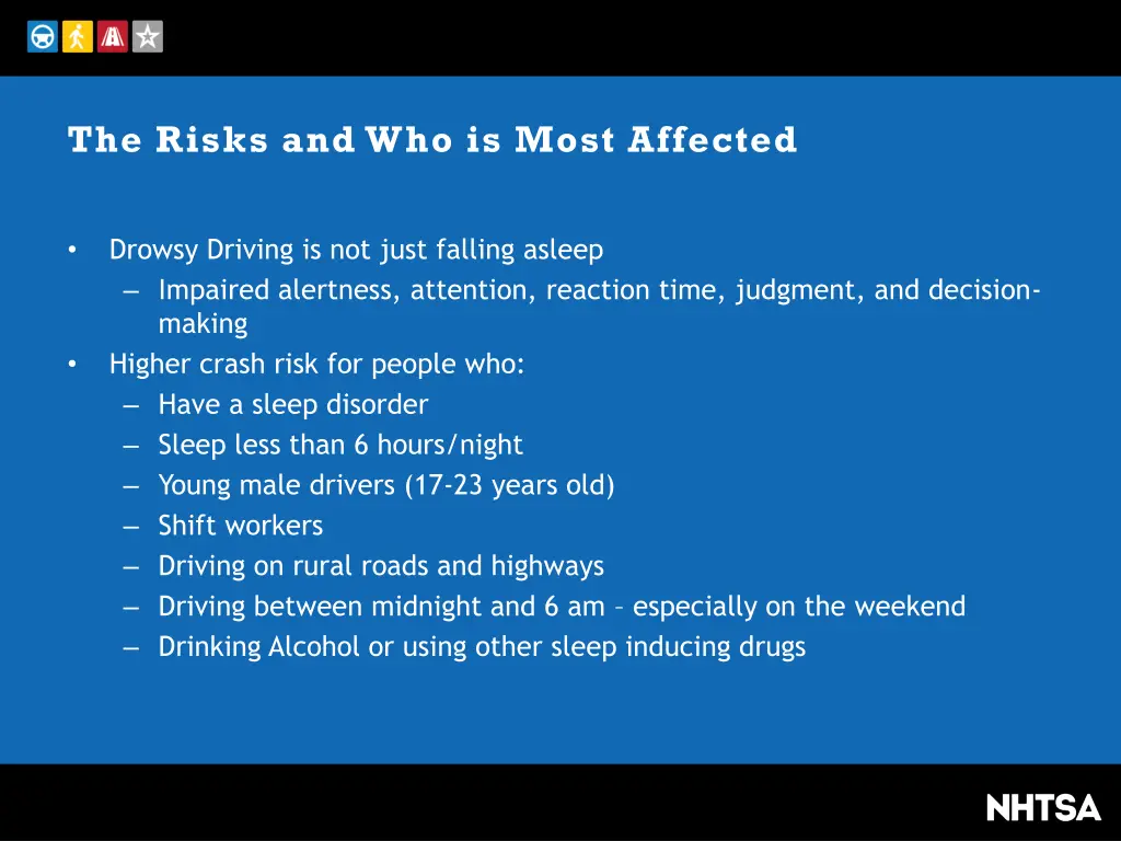 the risks and who is most affected