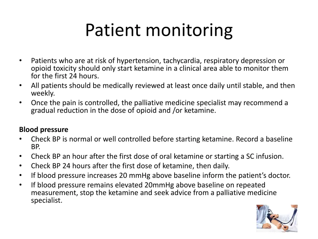 patient monitoring