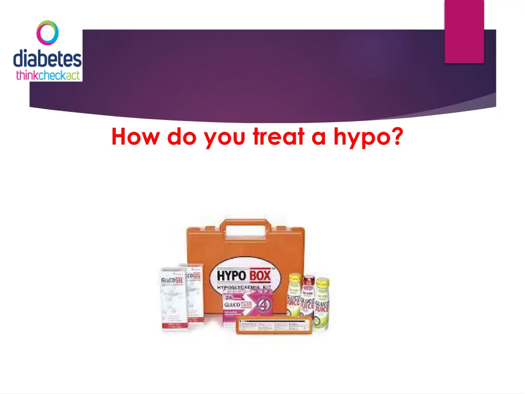 how do you treat a hypo