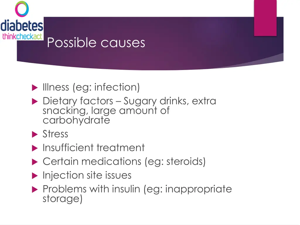 possible causes