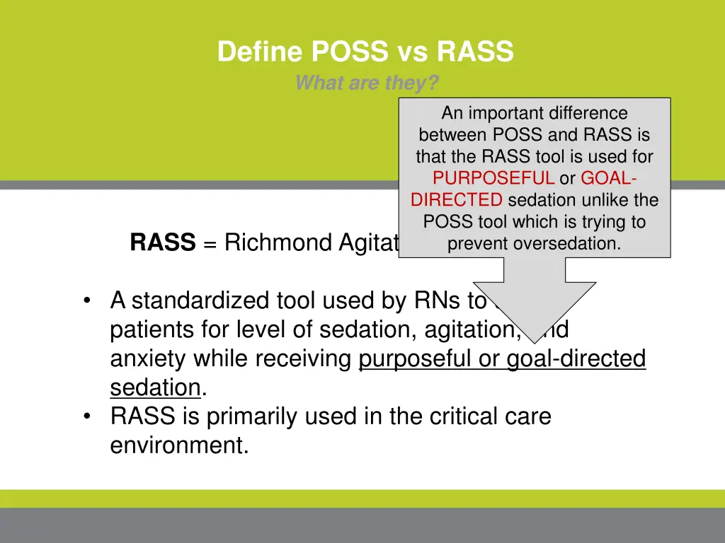 define poss vs rass what are they 2