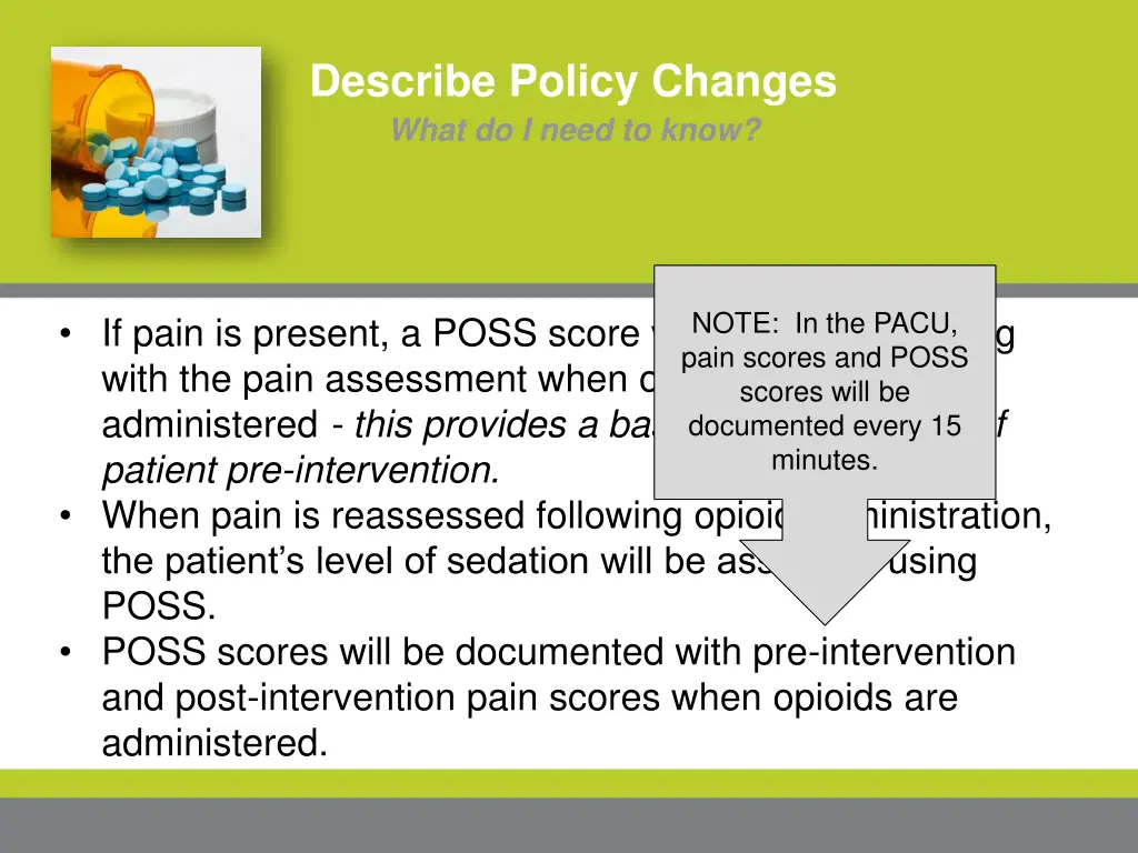 describe policy changes what do i need to know