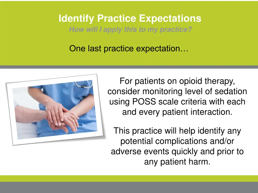 identify practice expectations how will i apply 3