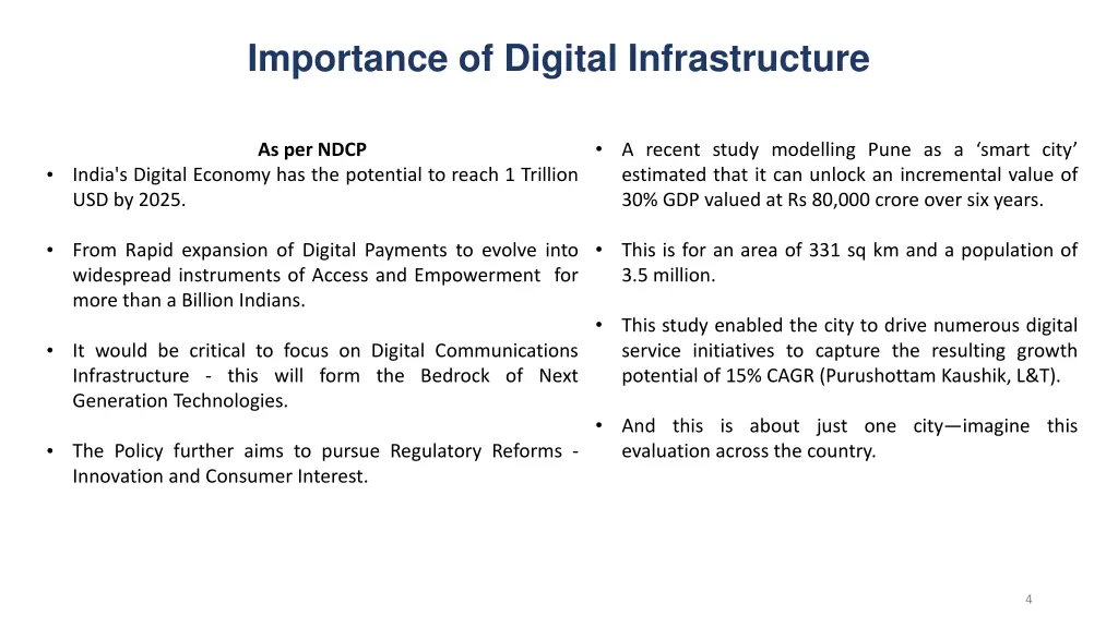 importance of digital infrastructure