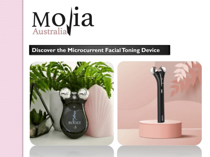 discover the microcurrent facial toning device