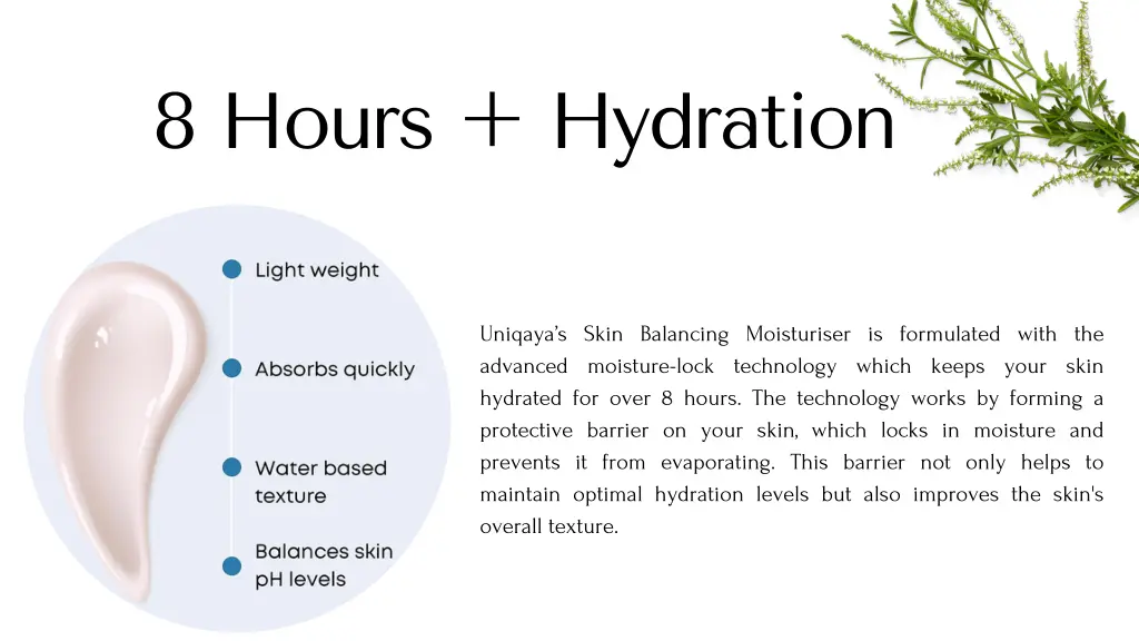 8 hours hydration