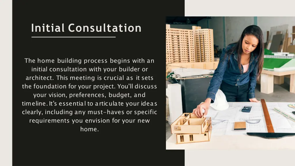 initial consultation