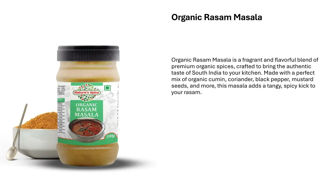 organic rasam masala