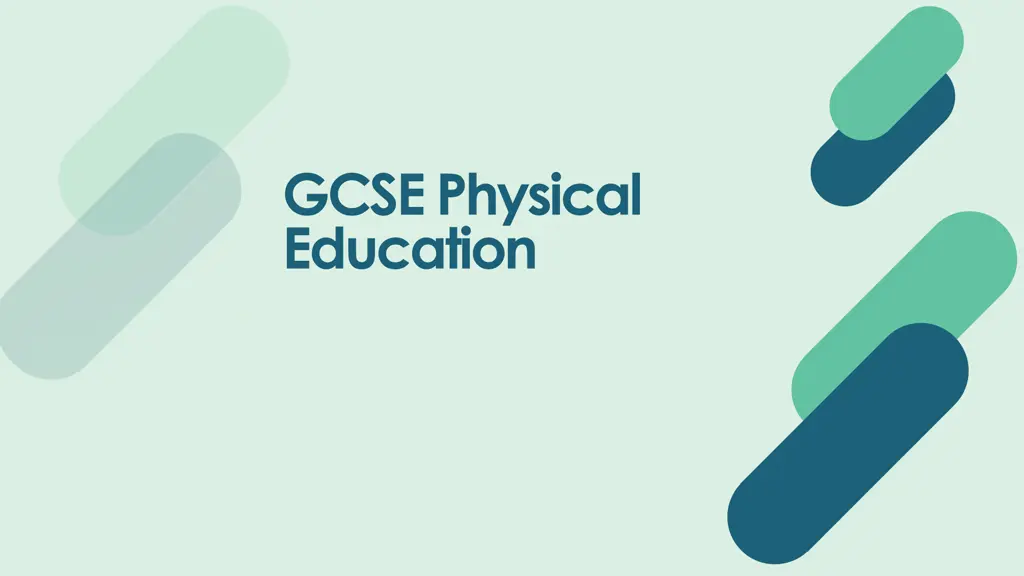 gcse physical education