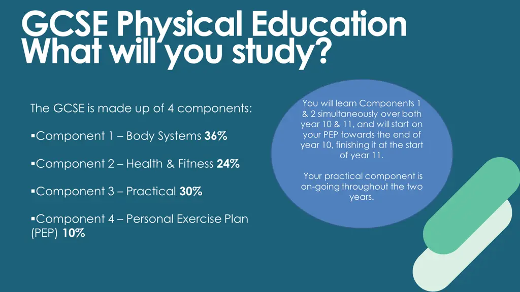 gcse physical education what will you study