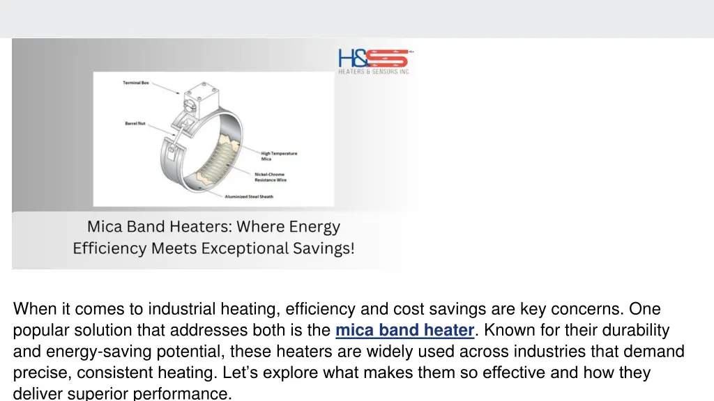 when it comes to industrial heating efficiency