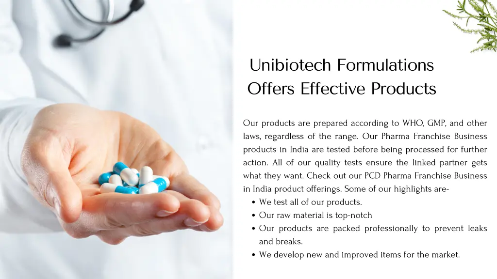 unibiotech formulations offers effective products