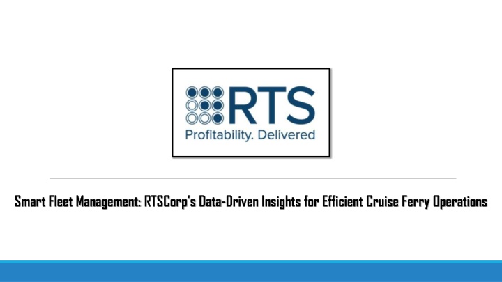 smart fleet management rtscorp s data driven