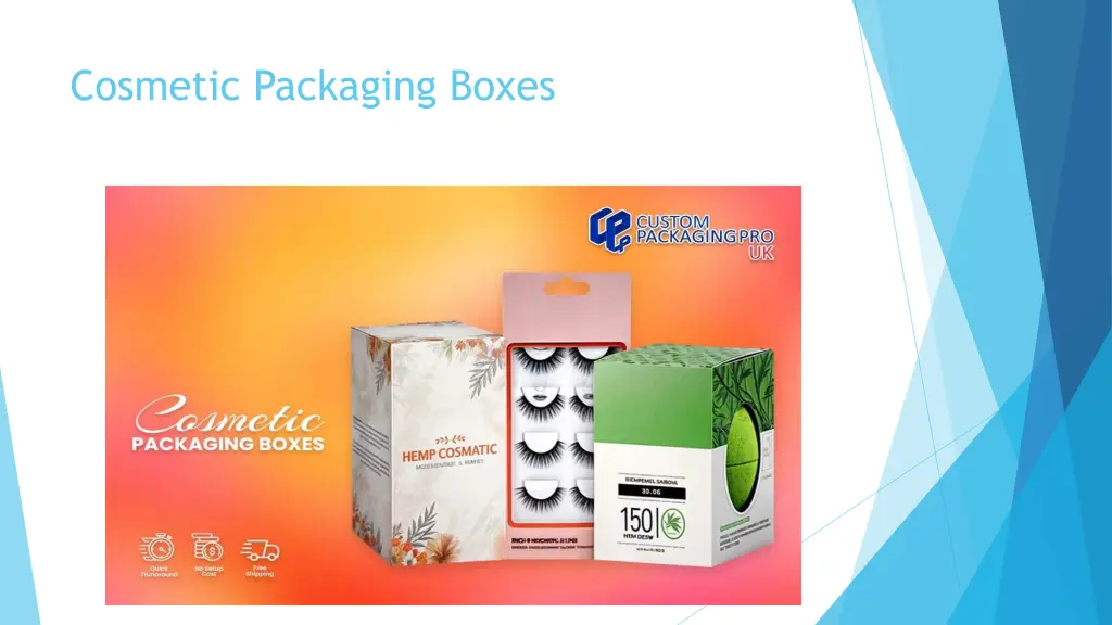 cosmetic packaging boxes