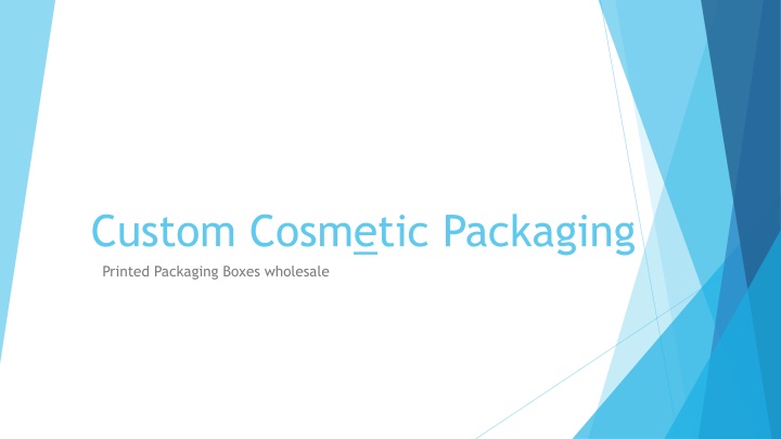 custom cosmetic packaging printed packaging boxes