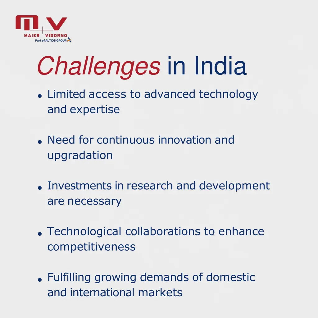 challenges in india