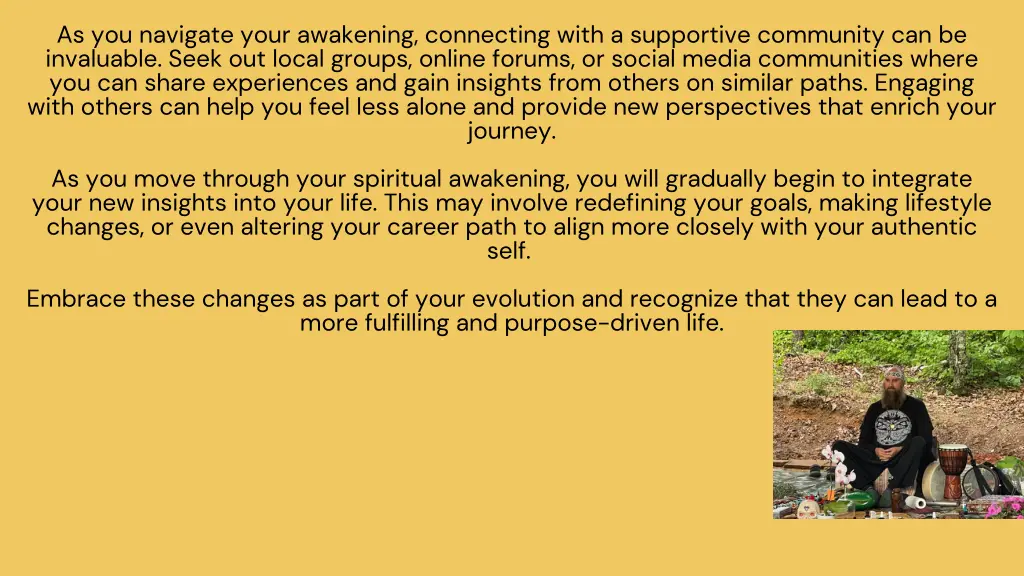 as you navigate your awakening connecting with