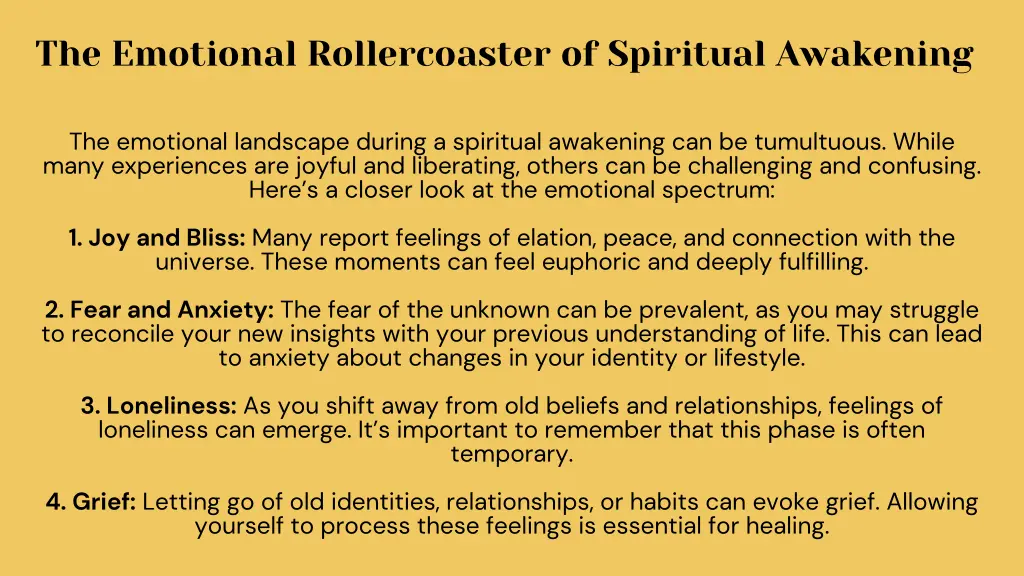 the emotional rollercoaster of spiritual awakening