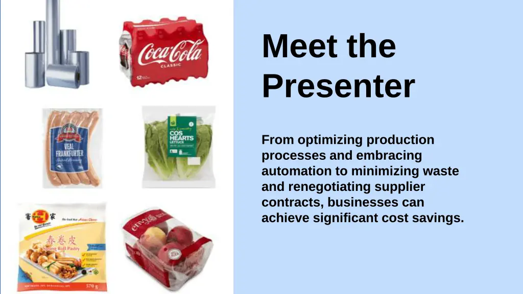 meet the presenter