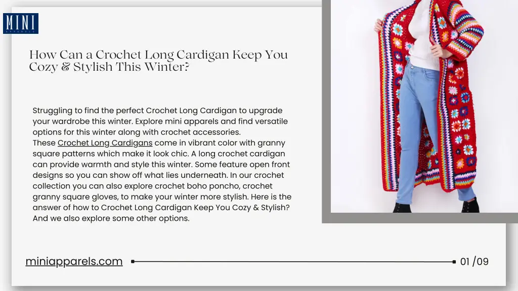 how can a crochet long cardigan keep you cozy