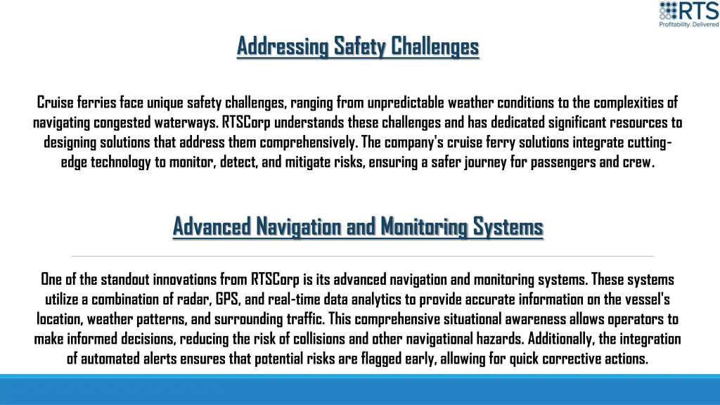 addressing safety challenges