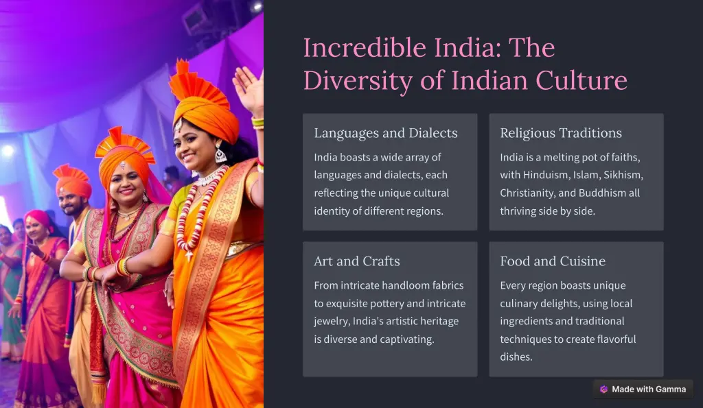 incredible india the diversity of indian culture