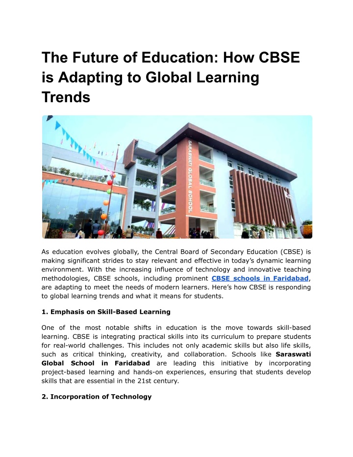 the future of education how cbse is adapting