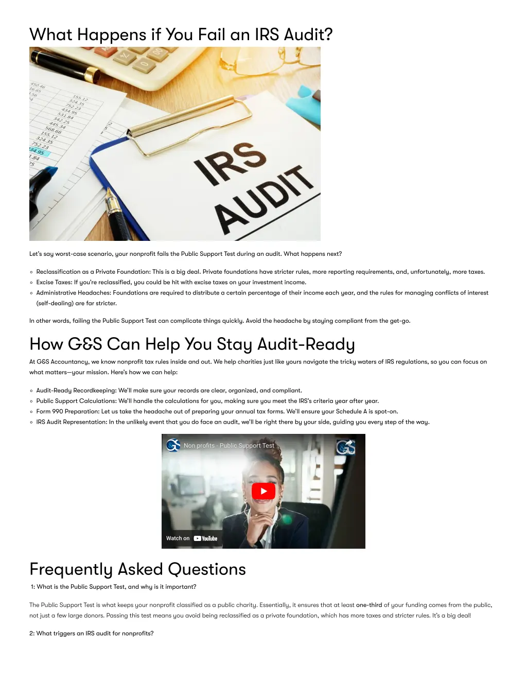 what happens if you fail an irs audit