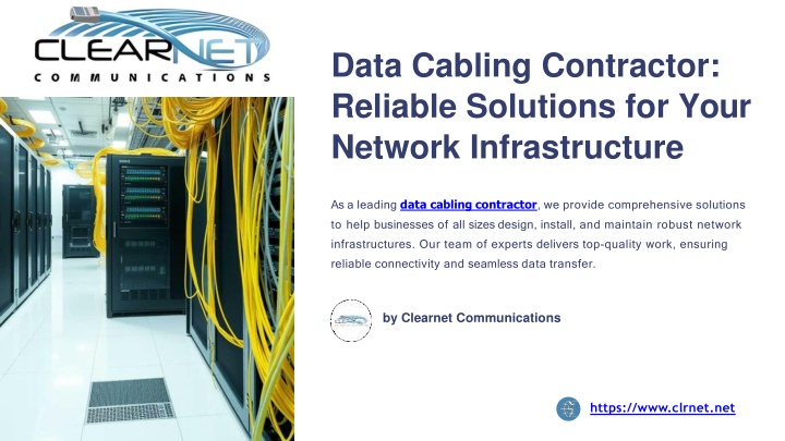 data cabling contractor reliable solutions