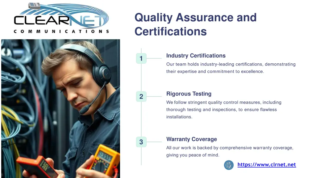 quality assurance and certifications