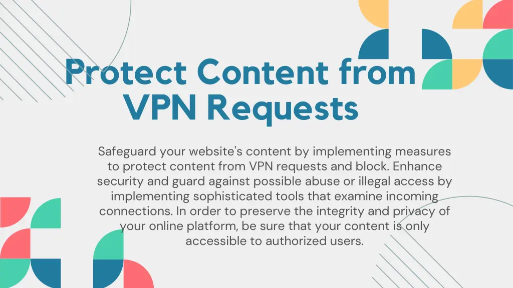 protect content from vpn requests