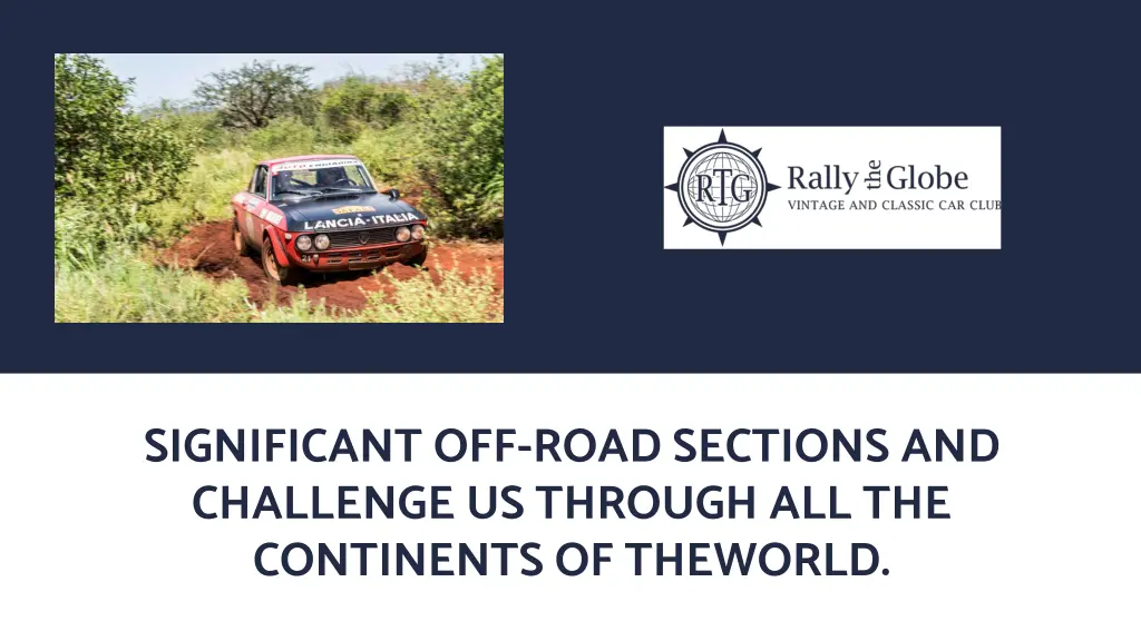 significant off road sections and challenge